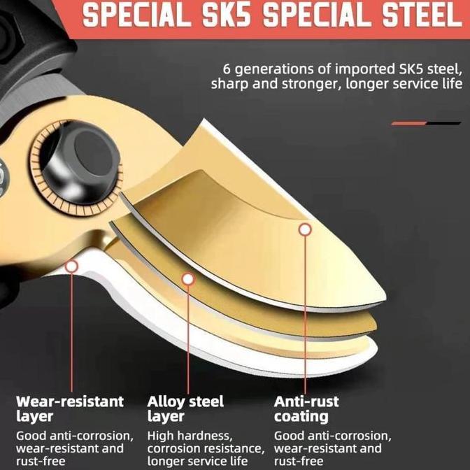 gunting dahan /gunting tanaman/gunting ranting/ranting bunga tanaman / pvc - gunting kebun & taman/g