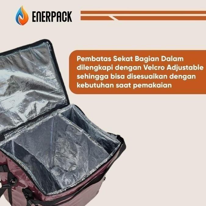Papipuk- Enerpack Tas Gofood Grabfood Tas Ojol - Tas Delivery Tas Motor Ep-F