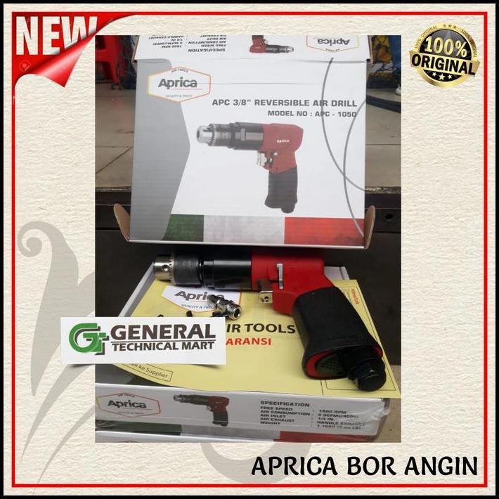 GRATIS ONGKIR APRICA BOR ANGIN / REVERSIBEL AIR DRILL 3/8" 