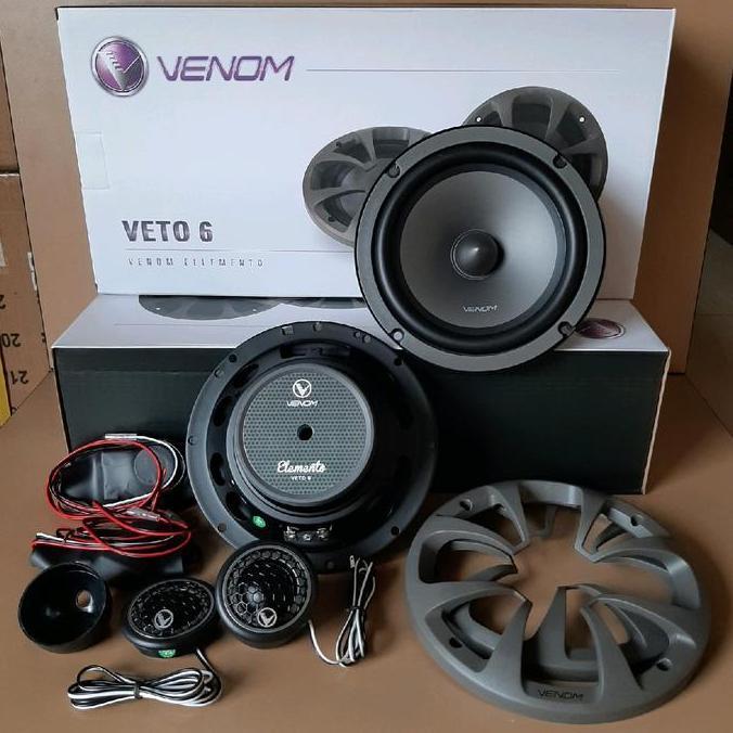 SPLIT VENOM VETO 6 INCH VENOM ELLEMENTO VETO 6 ORIGINAL VENOM SPEAKER AUDIO MOBIL VENOM