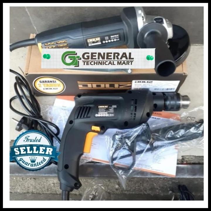 BEST DEAL PAKET BOR 13MM DOLIZ GERINDA 4" W/HANDLE DOLIZ 