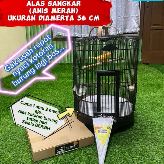 ALAS SANGKAR KANDANG BURUNG ANIS MERAH ( PERBOX )