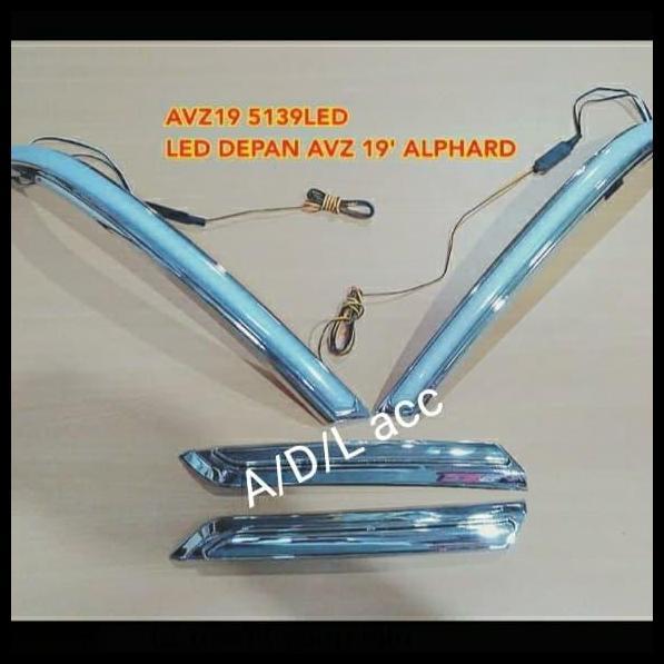 HOT DEAL LAMPU LED DEPAN GRILL TOYOTA AVANZA 2019 MODEL ALPHARD 