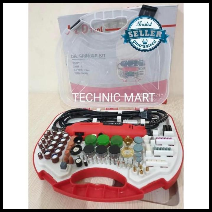 TERBARU J.LD J-211 RUI SHENG MINI DIE GRINDER TUNER/ GERINDA MINI 95PCS SET 