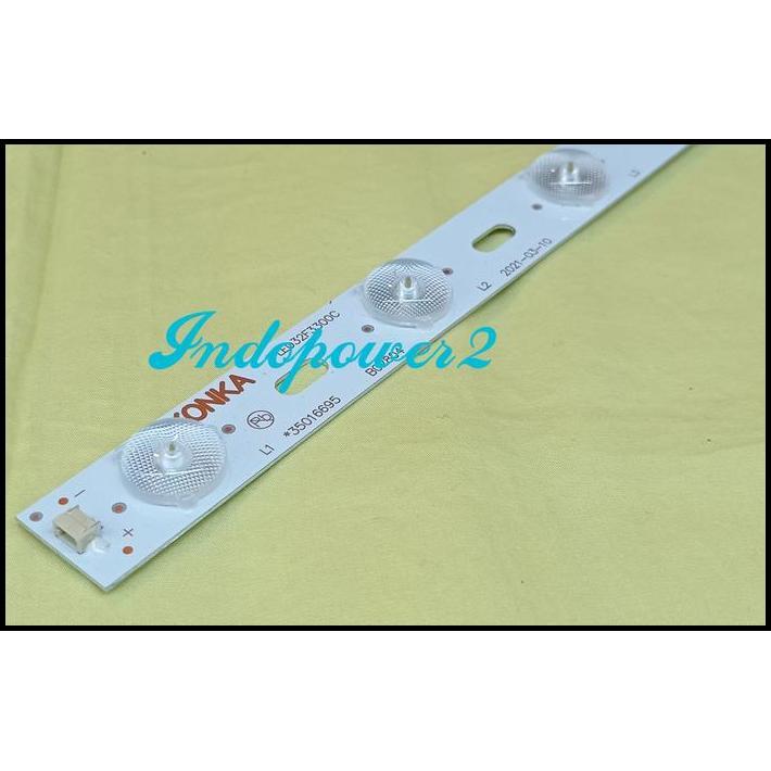 DISKON LAMPU LED BACKLIGHT TV 6 VOLT 12 KANCING BL UNIVERSAL 6V 12MATA 64,4CM 