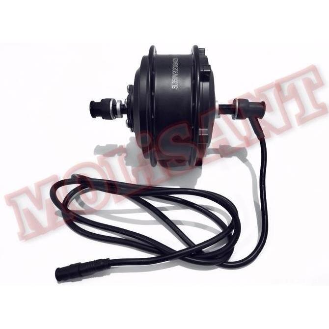 dinamo bldc 350w 36/48v front hub planetary ebike sepeda listrik