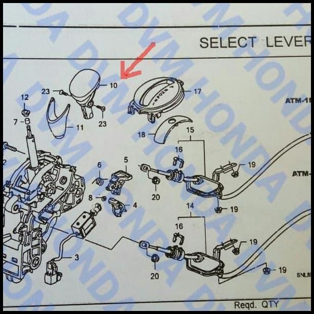 GRATIS ONGKIR SHIFT KNOB VERSNELING MATIC ORIGINAL CIVIC FD 