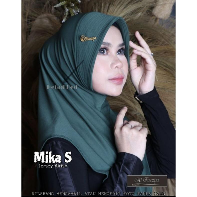 Premium 855 JILBAB AL FAEZYA SOFTPED FLOW POLA OVAL DEX SPORTY NUTUP DADA DEWASA TANGGUNG SIZE S DEW