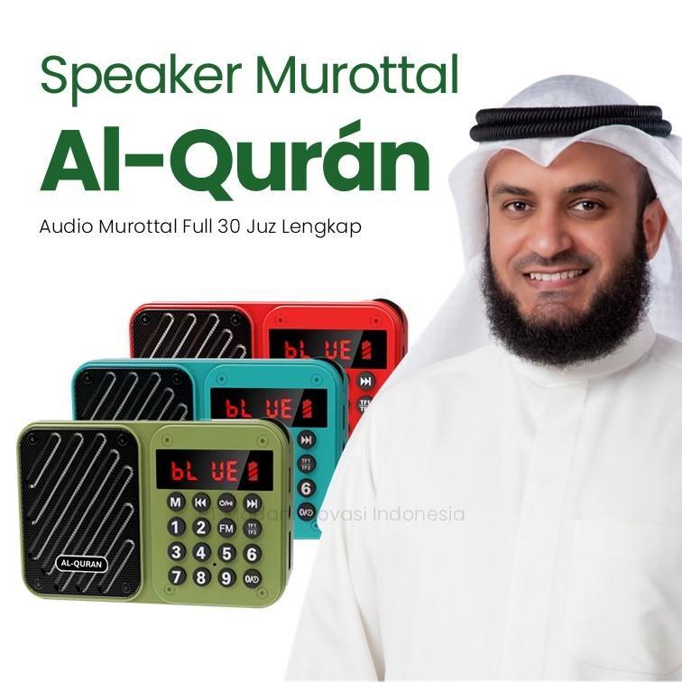 Speaker Murotal Alquran Remote Radio 30 Juz Lengkap Portable
