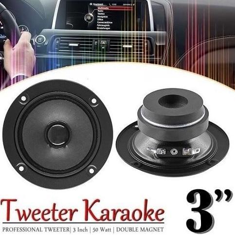 TWEETER DOUBLE MAGNET 3 INCH TWETER 8 OHM MAX 50W 3INCH MODEL BMB TWITER AUDIO DRIVER SPEAKER TREBLE