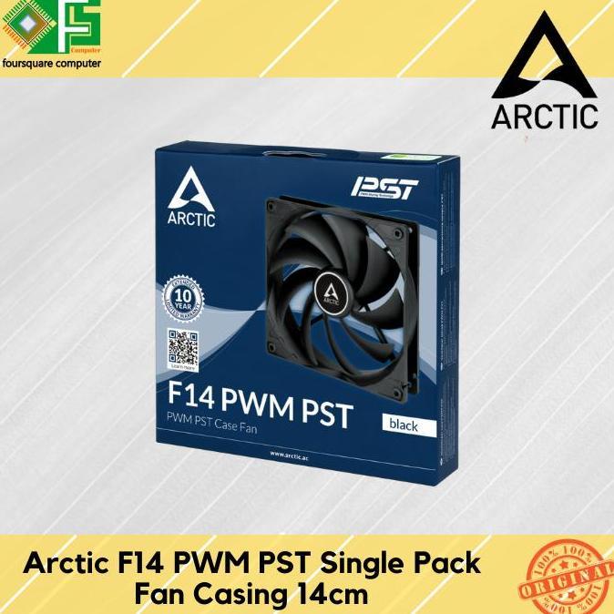 BEBAS ONGKIR - Arctic F14 PWM PST Single Pack | Fan Casing 14cm | Fan Case 14 cm