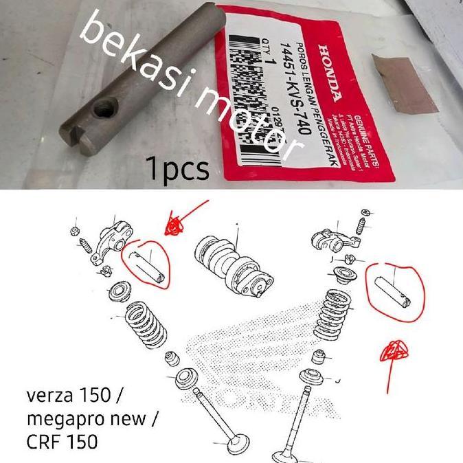 14451-Kvs-740 1Pcs As Pelatuk Honda Crf 150 / Verza / New Megapro Monoshock Original Harga Spesial