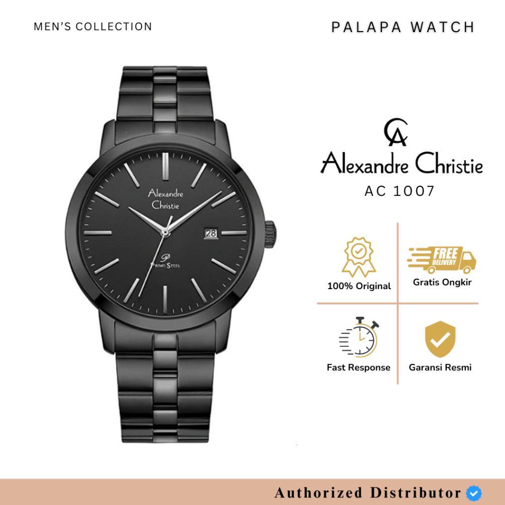 Jam Tangan Pria Alexandre Christie AC 1007 / Ac1007 / 1007 Primo Rantai Original Garansi 1 Tahun