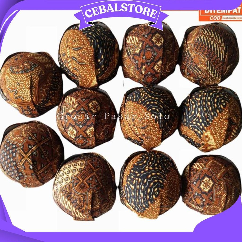 Blangkon Solo Jebeh Batik / Blangkon Solo / Blangkon Anak / Blangkon Dewasa Promo