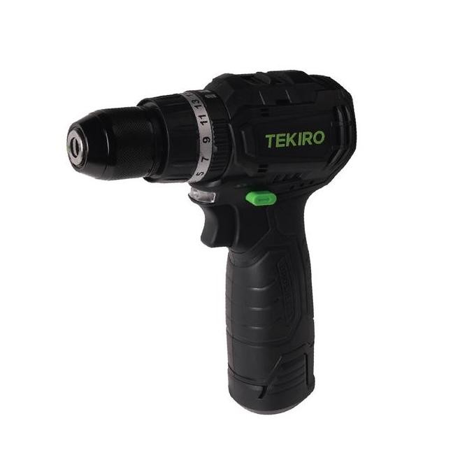 Tekiro Cordless Hammer Drill 10 Mm 12V Brushless Bor Baterai