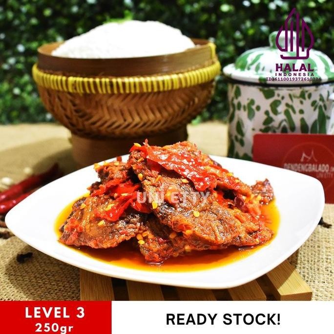 Dendeng Balado Lambok Batokok / Dendeng Basah (Cabe Merah) - ASLI PADANG - Siap Saji