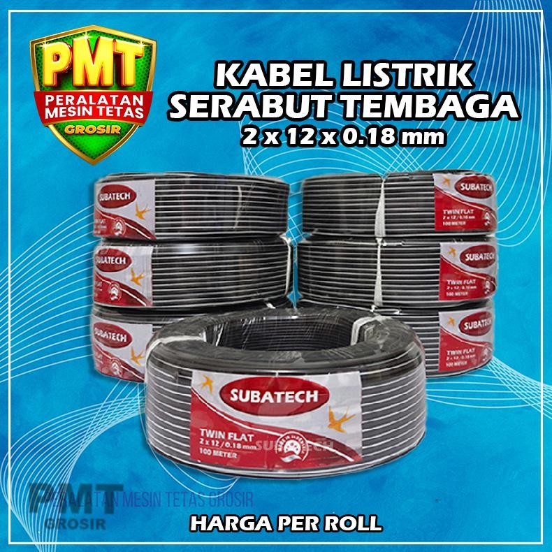 Kabel Listrik Serabut Tembaga Per Roll 100 meter