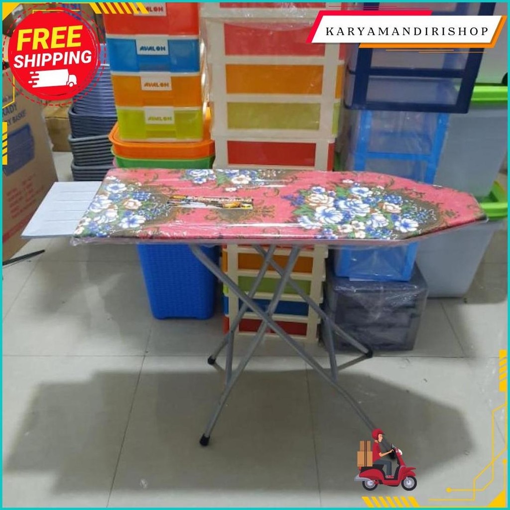 Meja Setrika Berdiri / Meja Gosok Berdiri / Meja Setrika Kayu / Meja Setrika Besi Termurah Banget