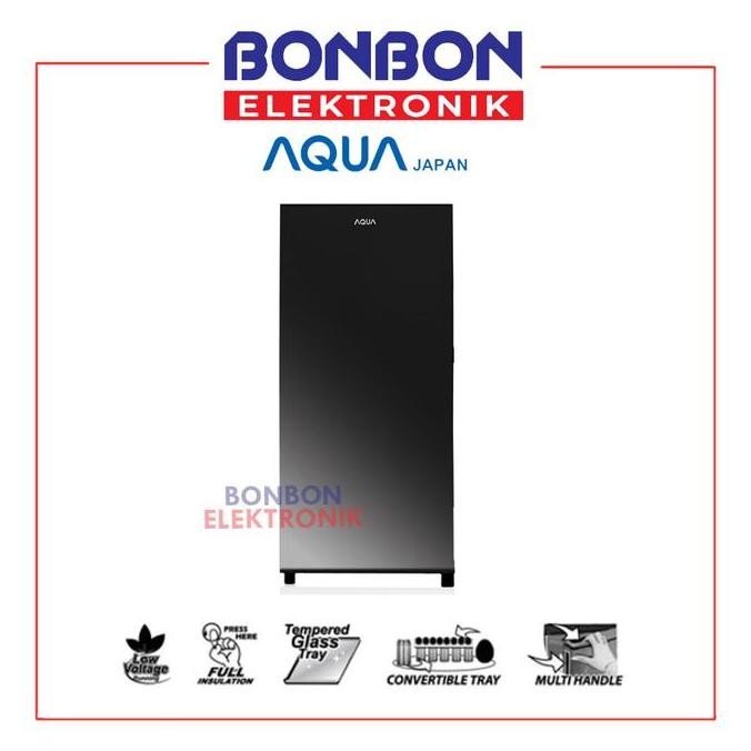 Promo AQUA Kulkas 1 Pintu AQR-D181(DS) / AQR-D181DS / AQRD 181 COD