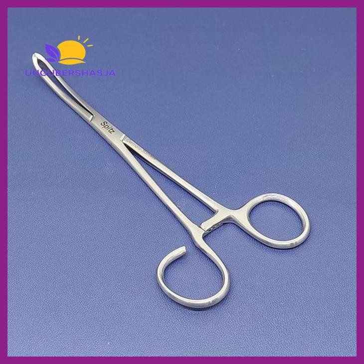 (MEDIS) ALAT MEDIS WHITE TONSIL GRASPING FORCEP 18CM - SPITZ RUMAH SAKIT KESEHATAN DOKTER PUSKESMAS 