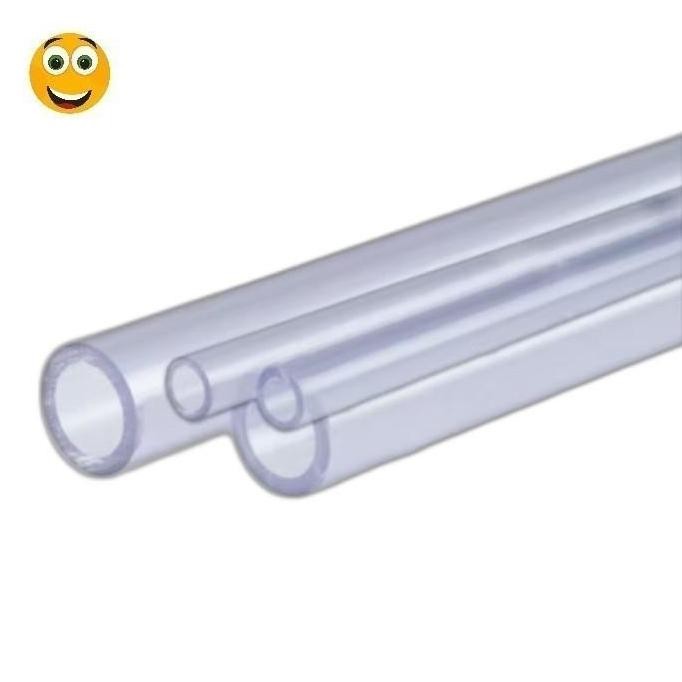 CAVERLY- Pipa PVC Transparan 4" inch / Pipa Pipe Bening Clear ANSI SCH40 ukuran 4" inch x 1 meter