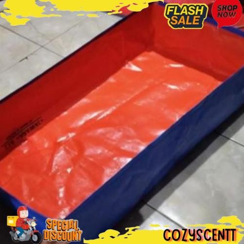 Big Sale TERPAL KOLAM IKAN A5 1x0,50x0,25/ kolam kotak/Terpal ikan/Terpal kolam mini/Terpal ikan cup