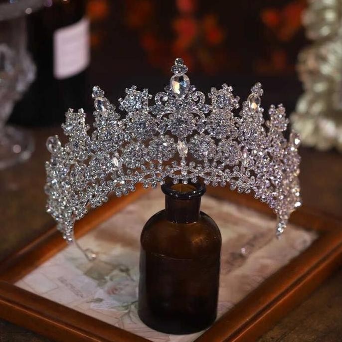 Mahkota Calla - Mahkota Pengantin Mewah Besar - Mahkota Pagent