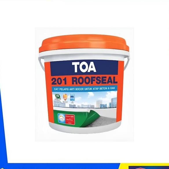 Toa Roofseal 201 Cat Wateroofing 4 Kg Fiber Paint