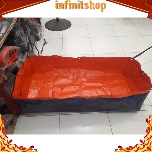 Gercep TERPAL KOLAM IKAN A5 1x0,50x0,25/Terpal ikan cupang/Terpal kolam ikan
