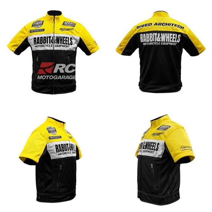 * Jaket - Rabbit and Wheels Polo Mesh Yellow Original *