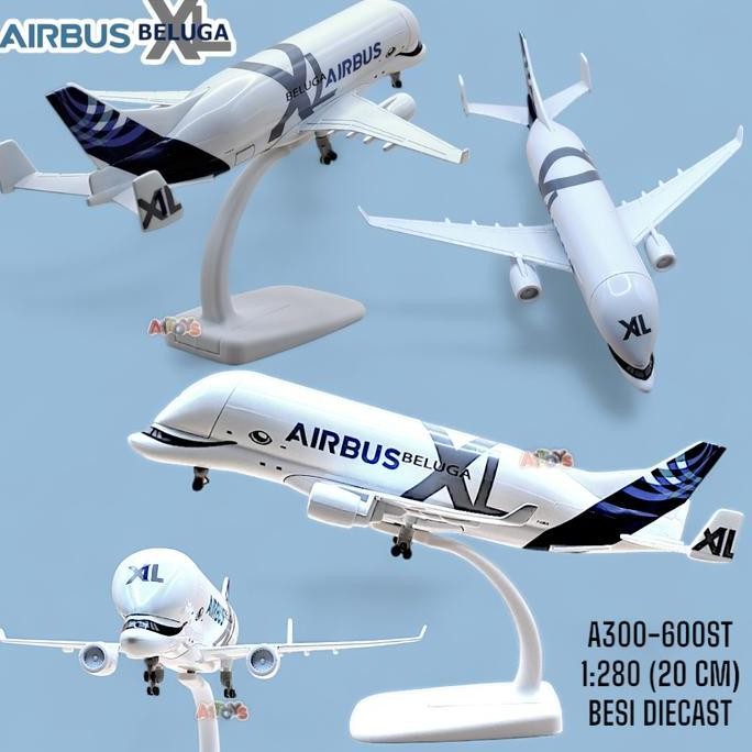 Diecast pesawat Beluga XL diecast pesawat besi diecast pesawat terbang Beluga mainan pesawat Beluga 