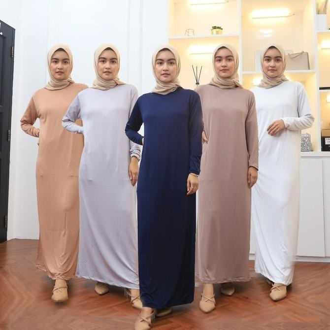 DF318>> Manset Baju Lengan Panjang Manset Wanita Dalaman Inner Dress Bahan Lembut