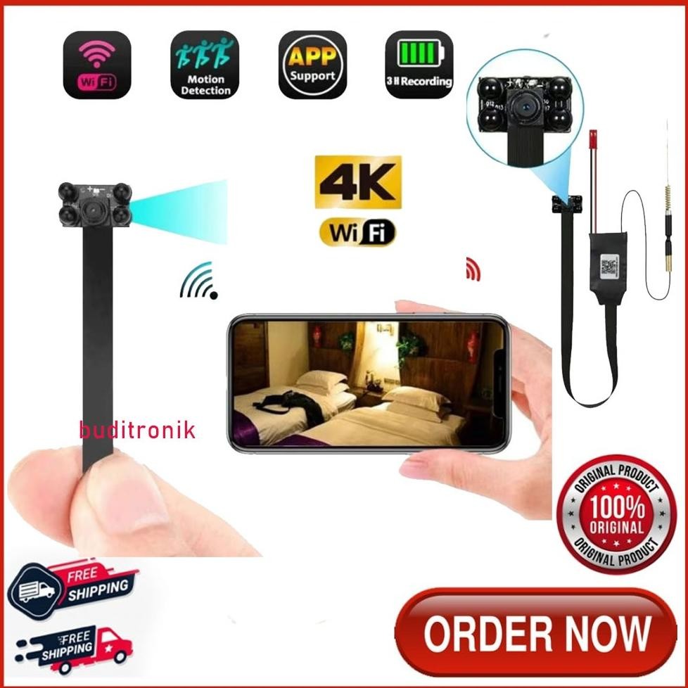 IP Camera Wireless Wifi Module / Ip 1080 Hidden Spy Camera Modul Video 4K kamera cctv