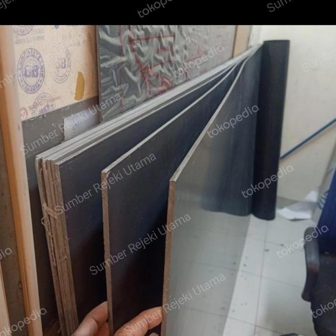 PVC Sheet Abu2 Tebal 5mm 100cm x 100cm ( PVC Grey Lembaran )