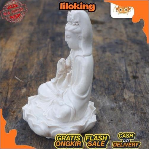 Gercep Patung Dewi Guan yin mini - Patung Kwan Im Dewi Guan Yin Patung Dewa Dewi Patung Buddha Patun