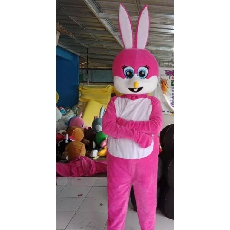 Kostum badut kelinci pink Kostum badut kostum badut dewasa kostum badut dewasa karakter kostum badut