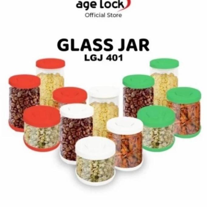 Agelock Glass Jar LGJ 401 / Toples Makanan