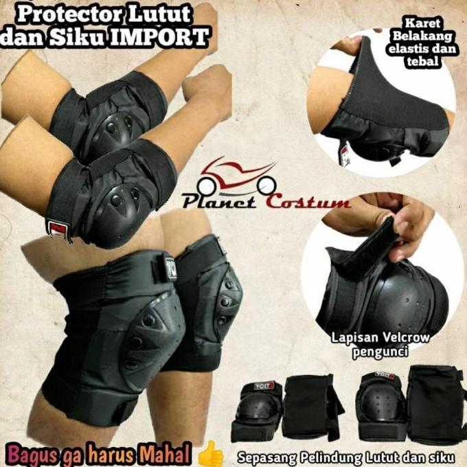 Dekker lutut dan siku bikers sepeda motor cross mtb deker downhill