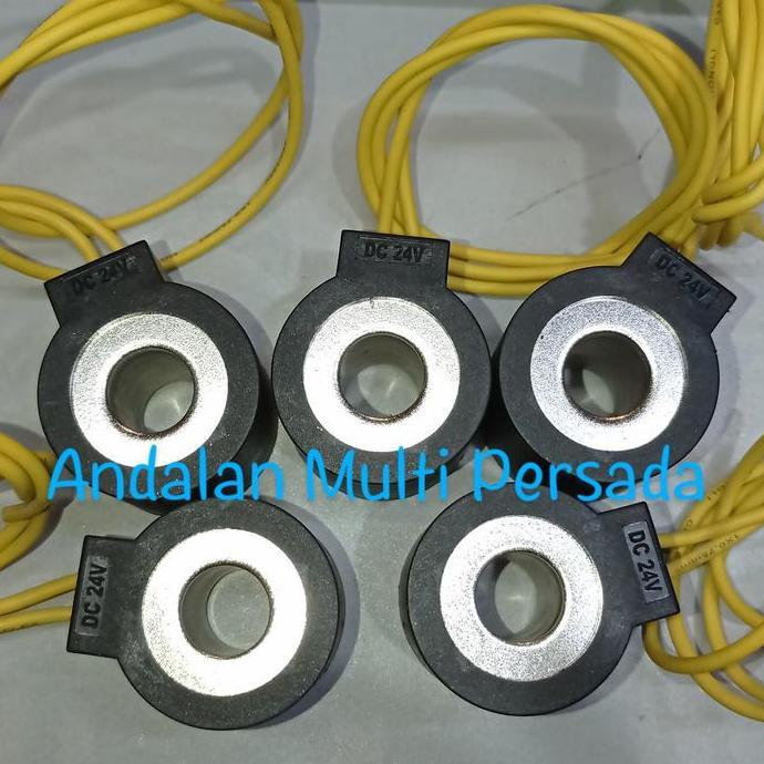 PROMO DISKON - COIL SOLENOID HYDRAULIC LOBANG 13mm PANJANG 37mm DC 24V DC 12V / COIL