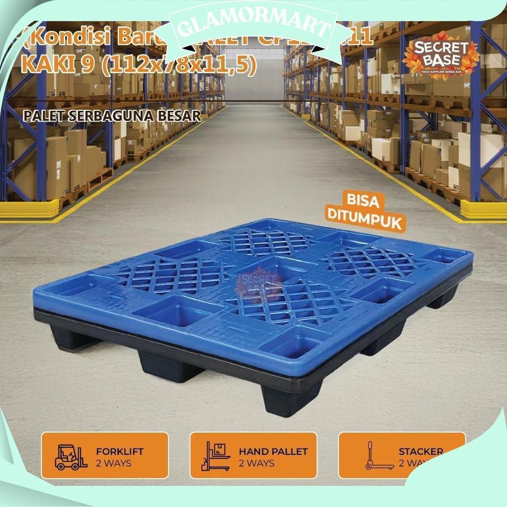 (Kondisi Baru) Palet Cp1178.11 Kaki 9 (112X78X11,5) - Dipan Tempat Tidur / Alas Tatakan Kasur / Pall