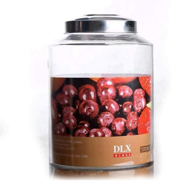 Toples Asinan Toples Kerupuk Toples Kaca Jumbo DLX 15L