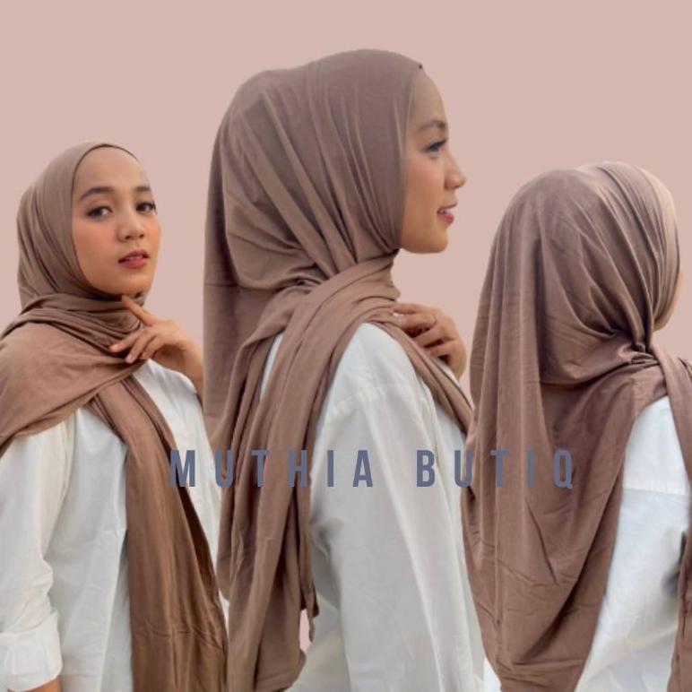 Pashmina Oval Instan Bahan Kaos Rayon Super Premium || Pashmina Instan Turki.