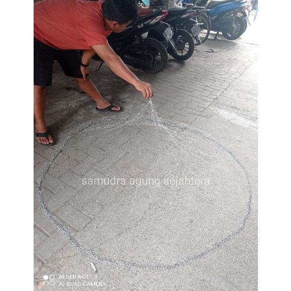 obral jala lempar ikan dan jala udang 1,3 meter lubang 3/4 inci pemberat timah super no 0