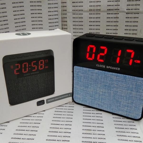 Speaker Bluetooth With Clo Alarm T1 Fm Radio Bluetooth