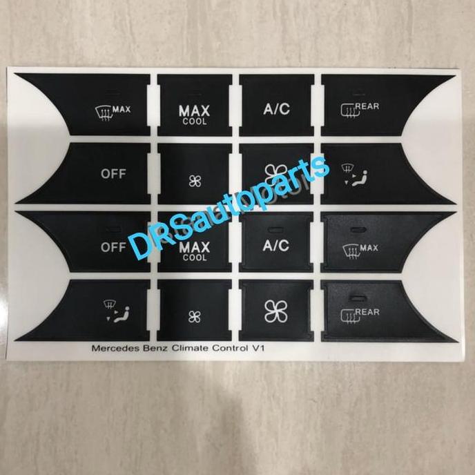 Sticker Stiker Tombol Ac Mercy W204 W212