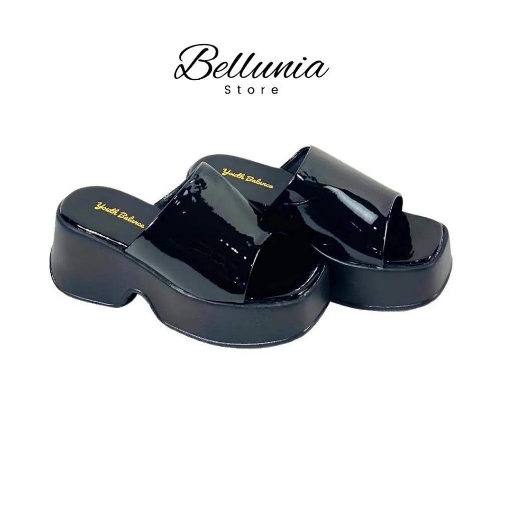 Sandal Wedges Slop 7cm Jelly Karet Import Balance 2401-G1