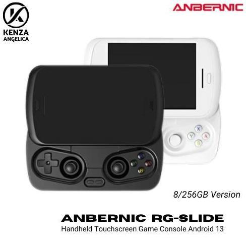 NUNNALLY- ANBERNIC RG Slide 8GB 256GB Handheld Game Console Android 13 4.7 Inch Touchscreen 120Hz Po