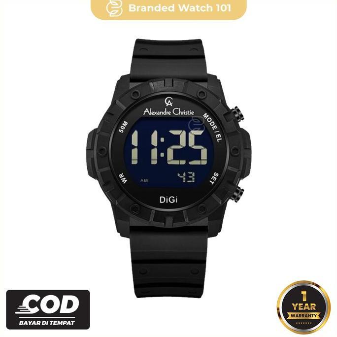 Jam Tangan Pria Alexandre Christie AC 9364 AC9364 Original Garansi Resmi Rubber