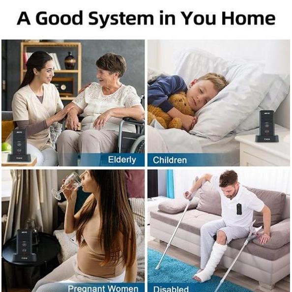 Bel Interkom Rumah Two-Way Wireless Audio Intercom Doorbell - Voice Interkom Waterproof