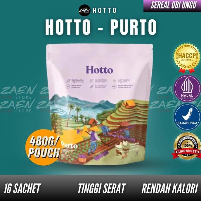 HOTTO PURTO OAT SACHET PURPLE POTATO MULTI GRAIN